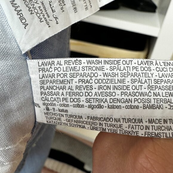 Blue Zara Basics, Demin collection, SZ 12, light weight - Picture 5 of 6